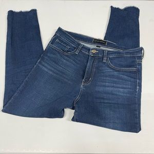 Flying Monkey High Rise Dark Blue Skinny Jeans